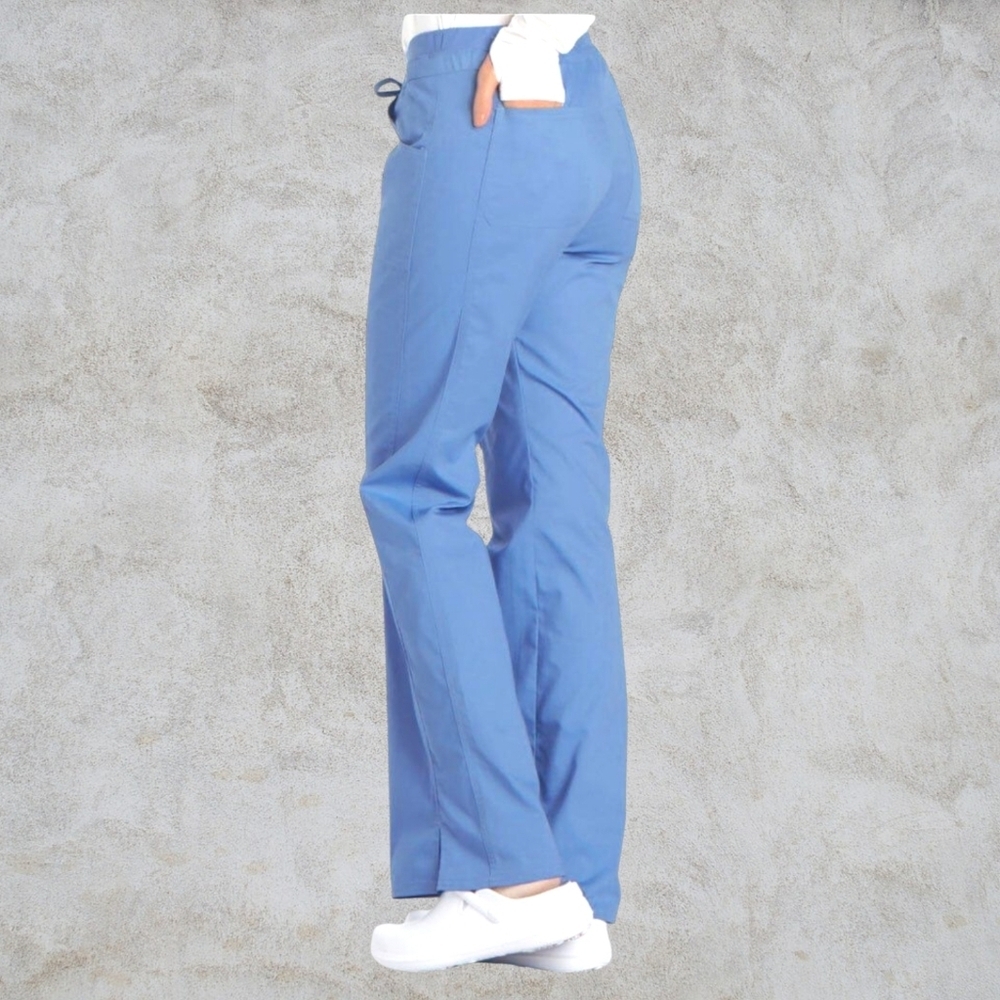 Cherokee Workwear Women's Ceil Blue Flare Leg Scrubs XS-S